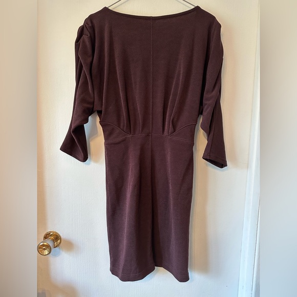 FREE PEOPLE Ruched Sleeves, Fitted Bottom Dress - Picture 7 of 8